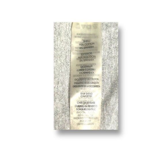 Calvin Klein M Gray Cotton Stretch Logo T-Shirt Dress Casual Shift Short Sleeve - Picture 6 of 8